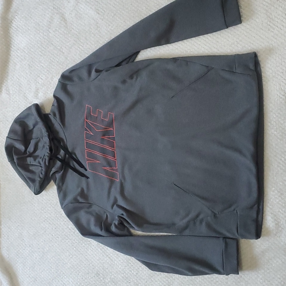 Gray Nike Pullover Hoodie
